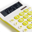 Yellow calculator